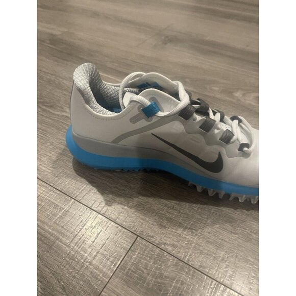 Nike TW '13 Shoe Tiger Woods Mens 8 Photon Dust Iron Grey Golf Spike waterproof - Picture 5 of 9